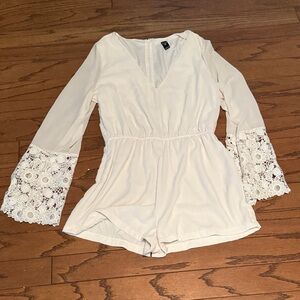 Windsor Elegant White Romper